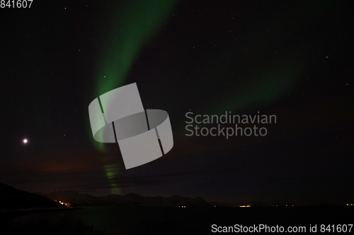 Image of Northern Lights at Bremnes near Harstad, Norway