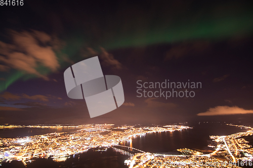 Image of Northern Lights over Tromso, Norway