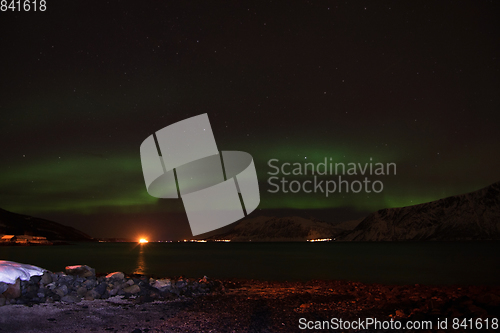 Image of Northern Lights in Aun near Harstad, Norway