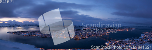 Image of Blue Hour over Tromso, Norway