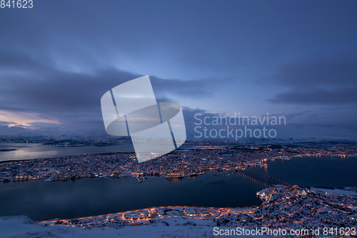 Image of Blue Hour over Tromso, Norway