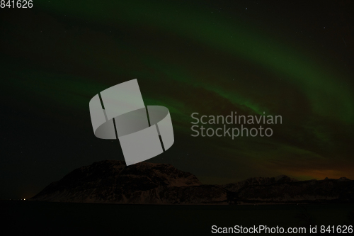 Image of Northern Lights at Bremnes near Harstad, Norway