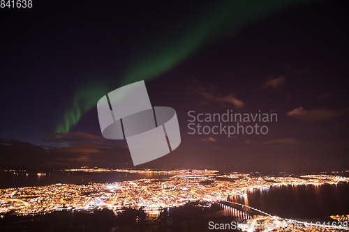 Image of Northern Lights over Tromso, Norway