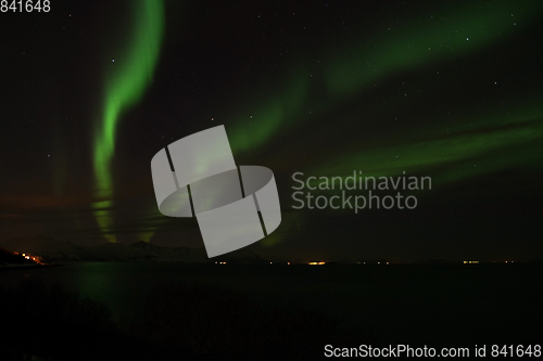 Image of Northern Lights at Bremnes near Harstad, Norway