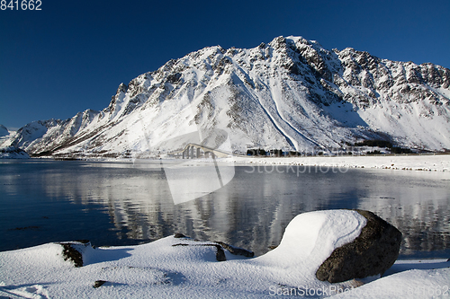 Image of Bridge Barstrand, Lofoten, Norway