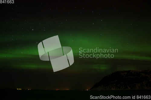 Image of Northern Lights at Bremnes near Harstad, Norway