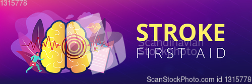 Image of Stroke concept banner header.