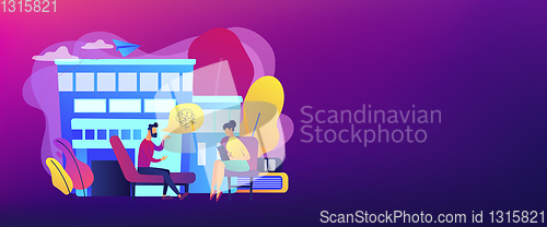 Image of Psychologist service concept banner header.
