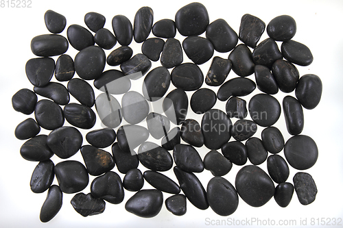 Image of black stones background