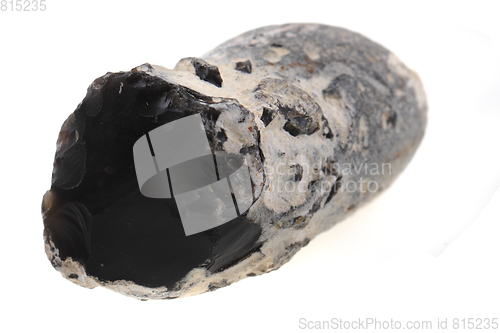 Image of flint mineral isolated