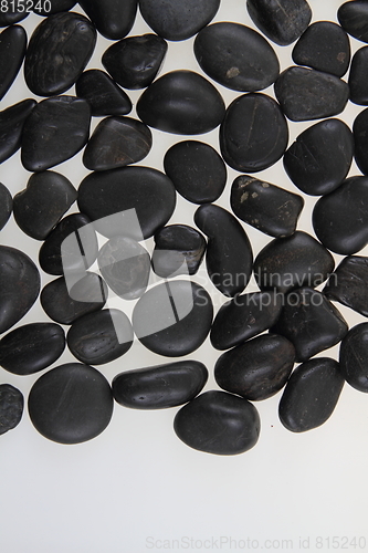 Image of black stones background