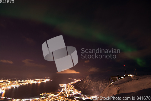 Image of Northern Lights over Tromso, Norway