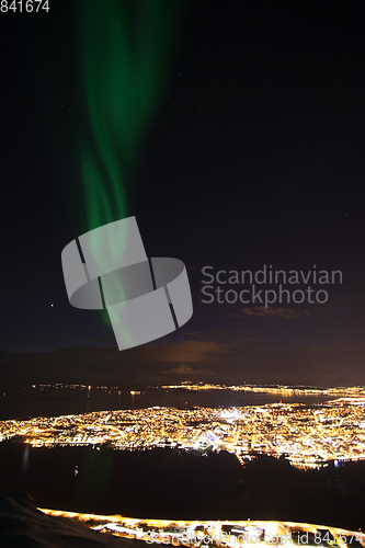 Image of Northern Lights over Tromso, Norway