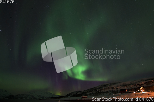 Image of Northern Lights in Lyfjord, Norway