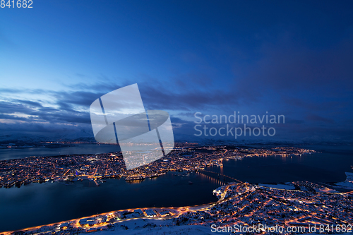 Image of Blue Hour over Tromso, Norway