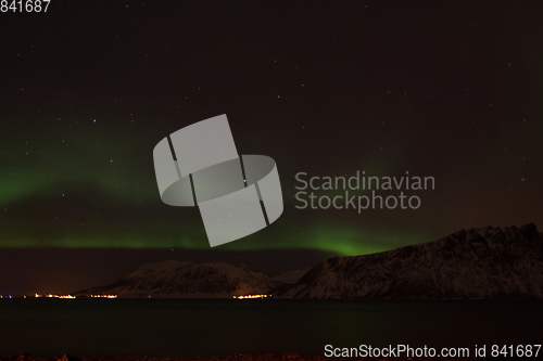 Image of Northern Lights in Aun near Harstad, Norway