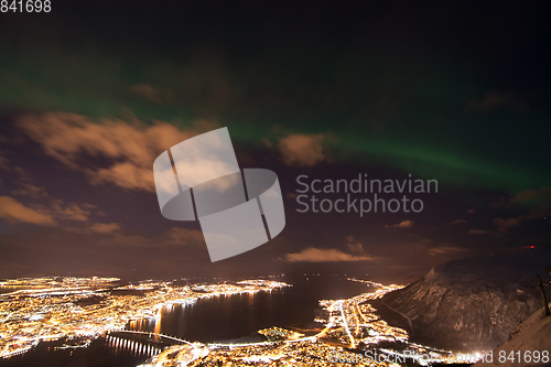 Image of Northern Lights over Tromso, Norway