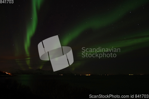 Image of Northern Lights at Bremnes near Harstad, Norway