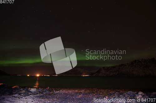 Image of Northern Lights in Aun near Harstad, Norway