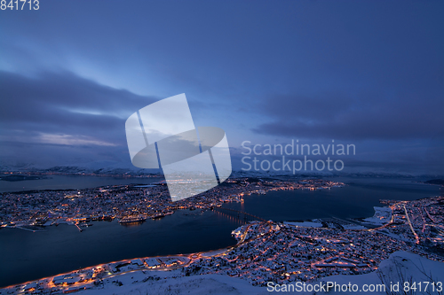 Image of Blue Hour over Tromso, Norway