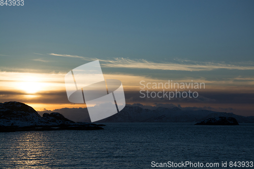 Image of Sunset at the Lofoten, Norway