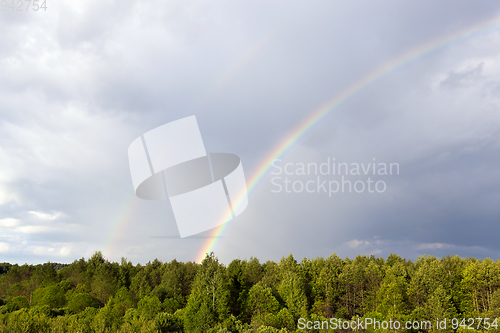 Image of two rainbows