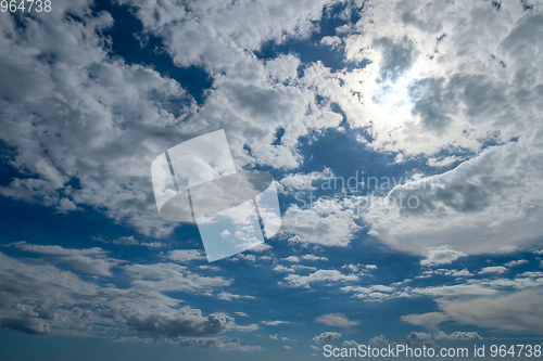 Image of sky with clouds