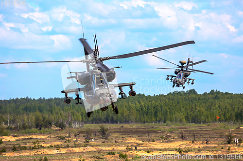 Image of Saber Strike helicopters