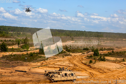 Image of Military training Saber Strike in Latvia.