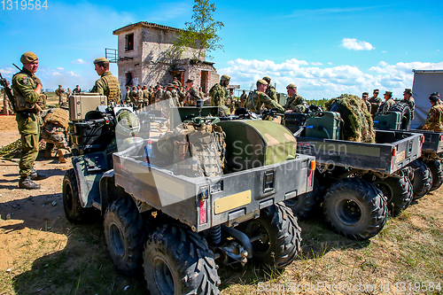 Image of Military training Saber Strike in Latvia.