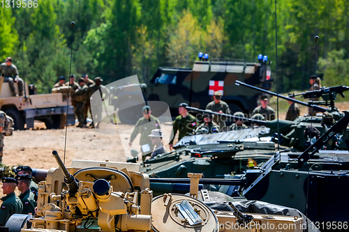 Image of Military training Saber Strike in Latvia.