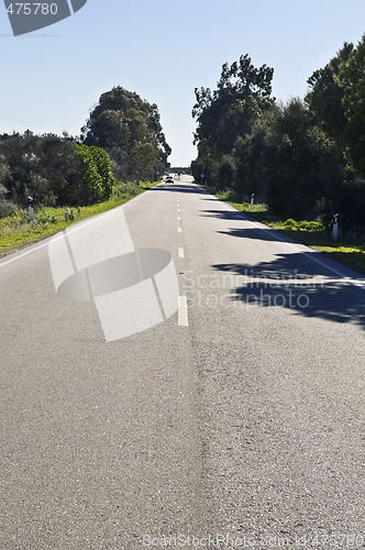 Image of Straight road