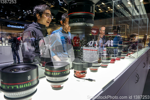 Image of Canon stand in the Photokina Exhibition