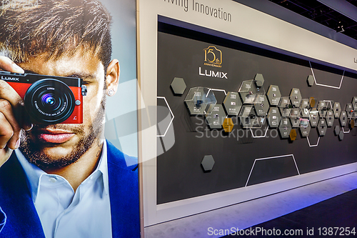 Image of Lumix stand in the Photokina Exhibition