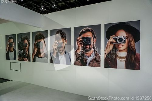 Image of Photokina Exhibition interior in Cologne, Germany