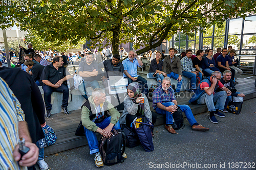 Image of People outdoor in the Photokina Exhibition