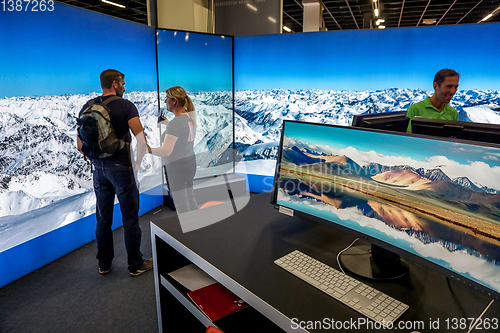 Image of Photokina Exhibition interior in Cologne, Germany