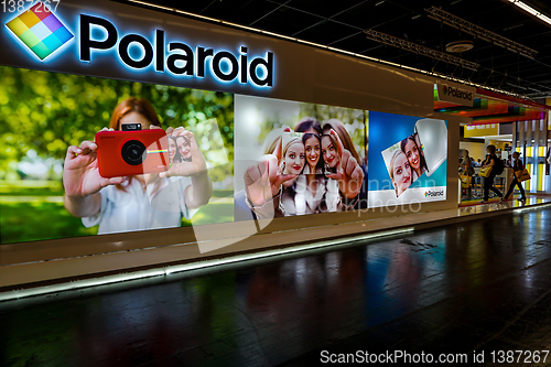 Image of Polaroid stand in the Photokina Exhibition