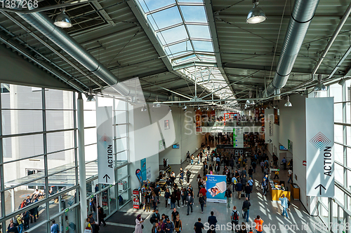 Image of Photokina Exhibition interior in Cologne, Germany