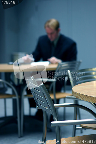 Image of Businessman Working