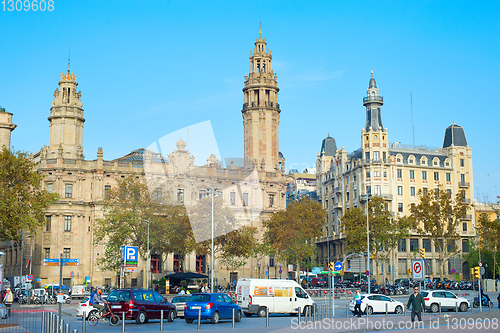 Image of Central Post Office building Barcelona