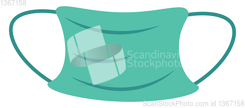 Image of A doctor\'s surgical face mask vector or color illustration