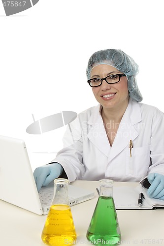 Image of Smiling scientist researcher