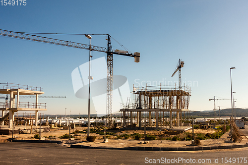 Image of building site in spain