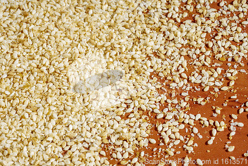 Image of mostly sesame background