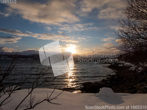 Image of Landscape in Winter, Kvaloya, Norway
