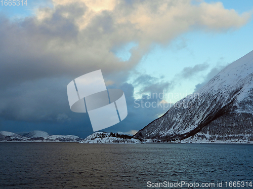 Image of Landscape in Winter, Kvaloya, Norway