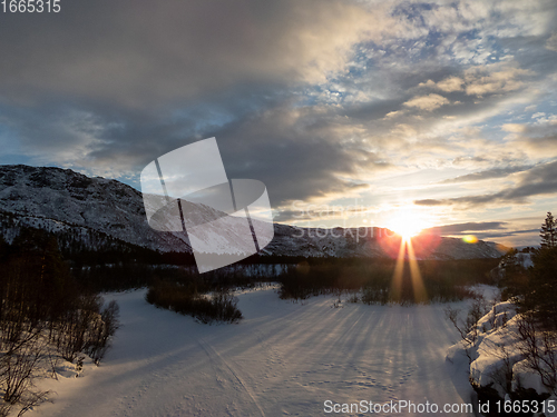 Image of Landscape in Troms og Finnmark, Tromso, Norway