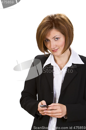 Image of WOman with mobile phone