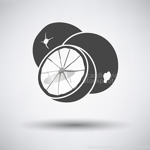 Image of Orange icon on gray background
